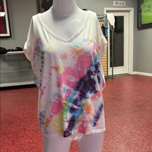 Colorful Abstract Women's Top